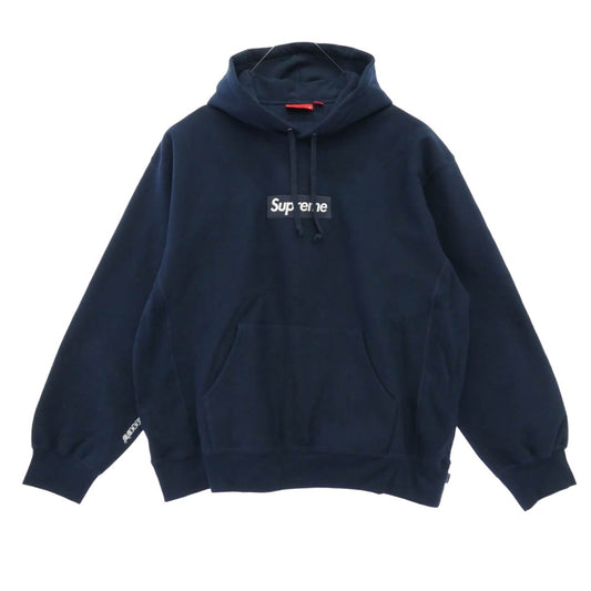 Supreme シュプリーム 25AW BOX LOGO HOODED SWEATSHIRT ボックスロゴ フーデッド スウェットシャツ フーディ パーカー ネイビー系 XL【新古品】【未使用】【中古】