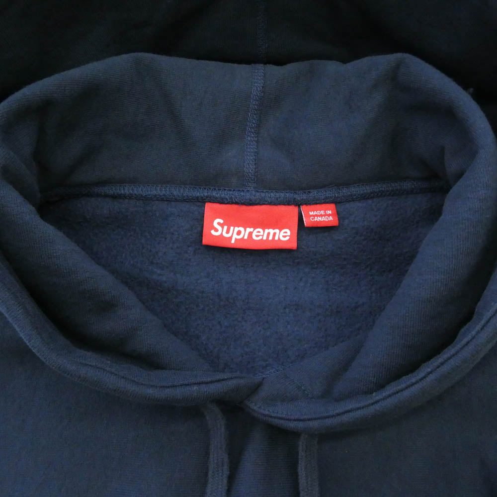 Supreme シュプリーム 25AW BOX LOGO HOODED SWEATSHIRT ボックスロゴ フーデッド スウェットシャツ フーディ パーカー ネイビー系 XL【新古品】【未使用】【中古】