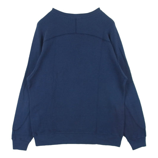 HYSTERIC GLAMOUR ヒステリックグラマー 02243CS08 H SCHOOL 長袖 スウェット トレーナー ネイビー系 イエロー系 M【中古】