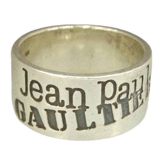 JEAN-PAUL GAULTIER ジャンポールゴルチエ アイコン ロゴ リング シルバー系 20号【中古】