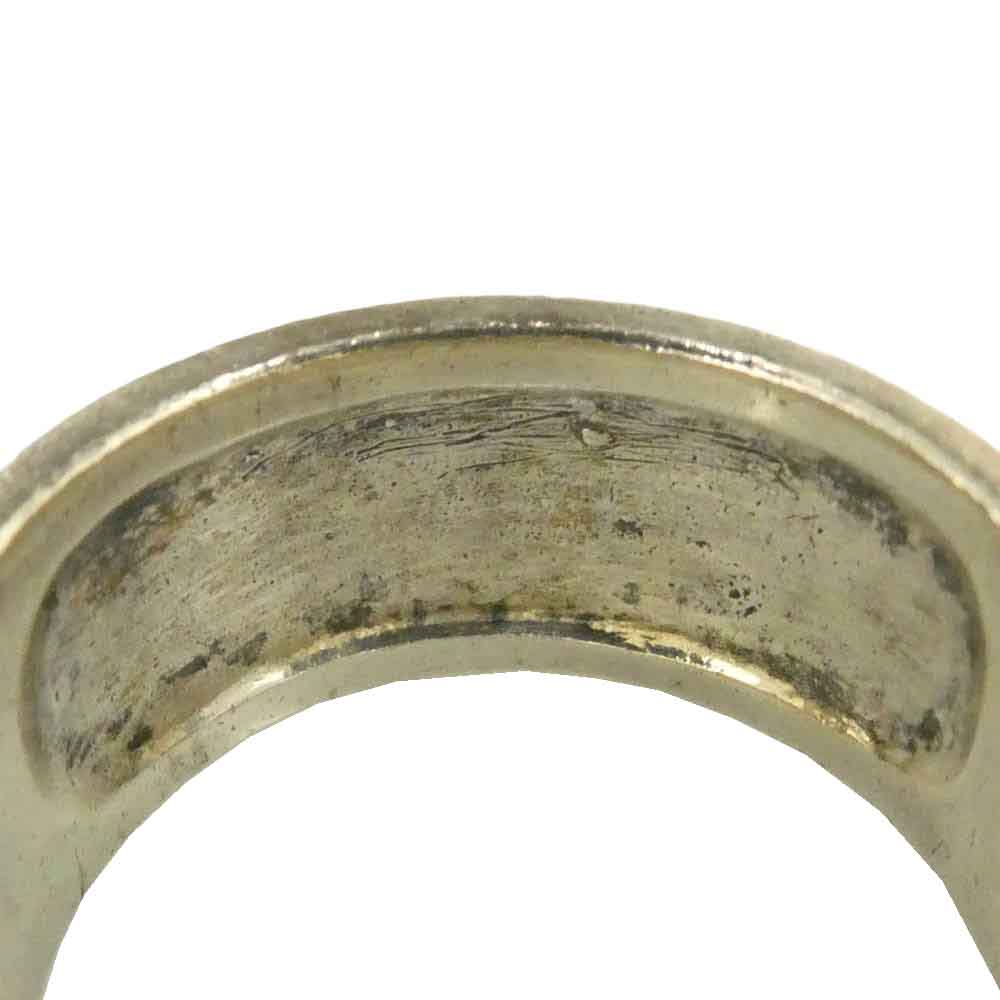JEAN-PAUL GAULTIER ジャンポールゴルチエ アイコン ロゴ リング シルバー系 20号【中古】