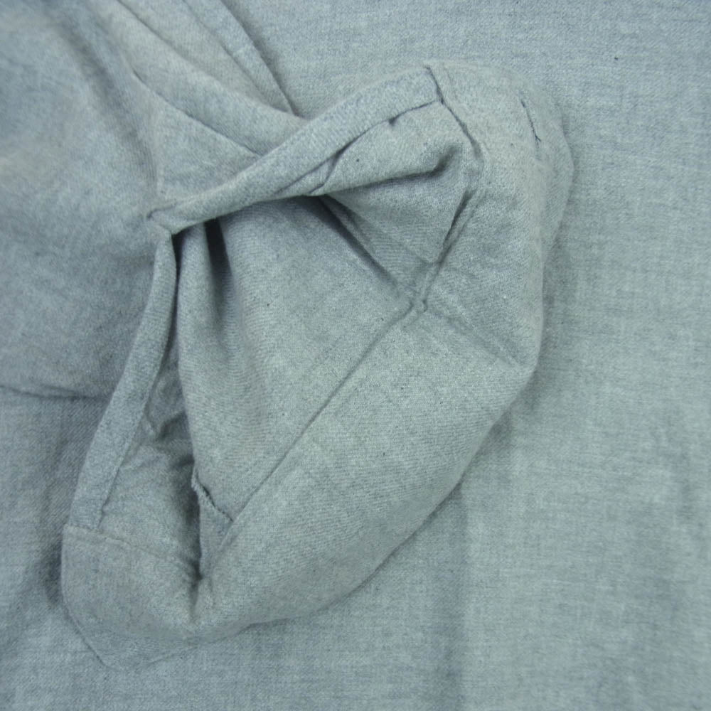 WTAPS ダブルタップス 23SS 231TQDT-SHM07 LEAGUE LS COTTON. TWILL 長袖 ベースボール シャツ グレー系 02【中古】