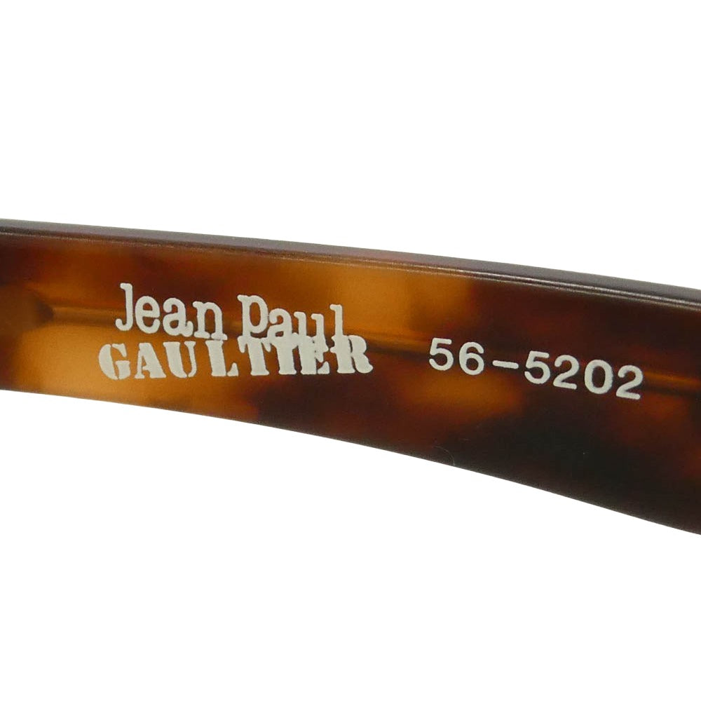 JEAN-PAUL GAULTIER ジャンポールゴルチエ 56-5202 sirmont type glasses アイウェア サングラス メガネ ブラウン系【中古】