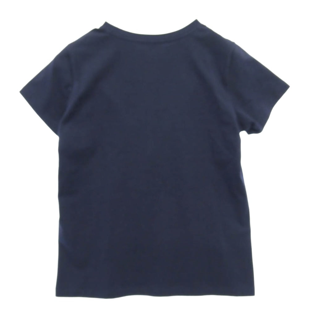 A.P.C. アーペーセー F26842 RUE MADAME PARIS ロゴ刺繍 リュ マダム パリ Ｔシャツ 半袖カットソー ネイビー系 XS【中古】
