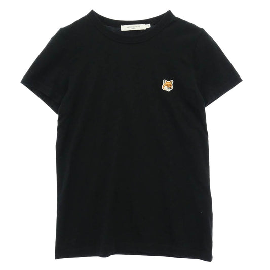 MAISON KITSUNE メゾンキツネ AW00103KJ0005 FOX HEAD PATCH CLASSIC フォックス ヘッド パッチ クラシック Tシャツ 半袖カットソー ブラック系 XS【中古】