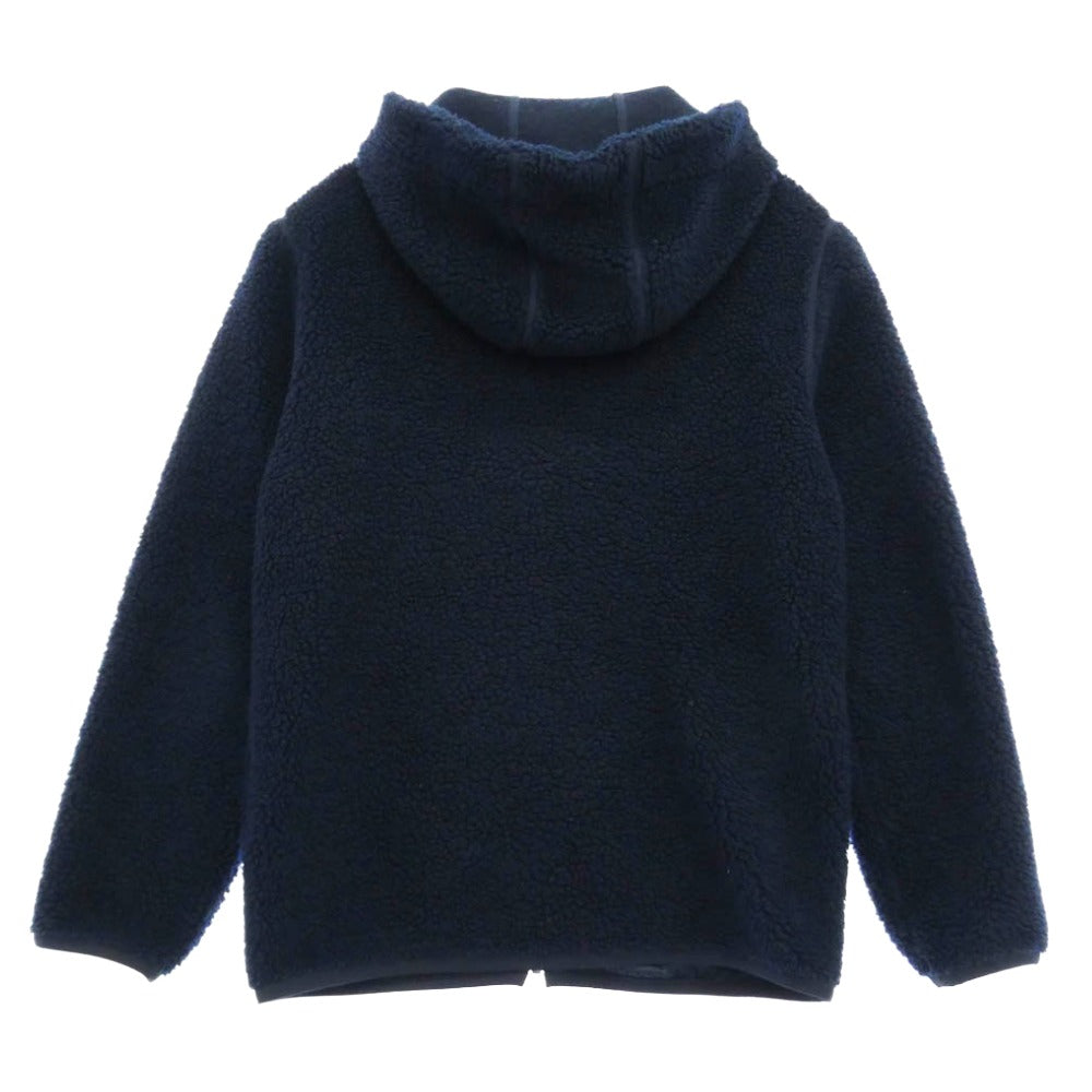 A.P.C. アーペーセー 24206-1-94041 ボアフリース ジップアップ パーカー ダークネイビー系 S【中古】