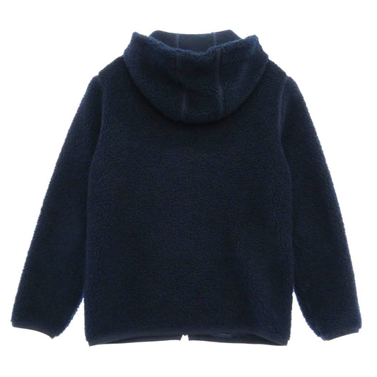 A.P.C. アーペーセー 24206-1-94041 ボアフリース ジップアップ パーカー ダークネイビー系 S【中古】