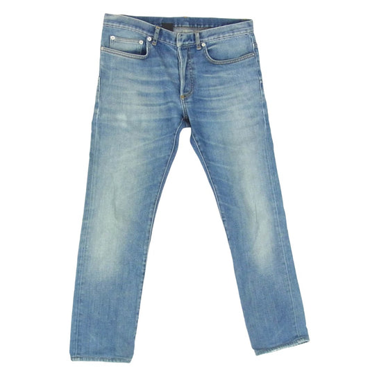 DIOR HOMME ディオールオム 16AW 633D008TX180 イタリア製 ボタンフライ ジーンズ スリムフィット ストレート デニムパンツ インディゴブルー系 31【中古】