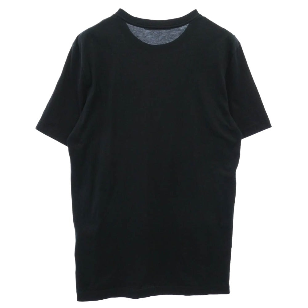 LOUIS VUITTON ルイ・ヴィトン 13AW H4JR02JEZ イタリア製 フロントプリント 半袖 Tシャツ ブラック系 S【美品】【中古】