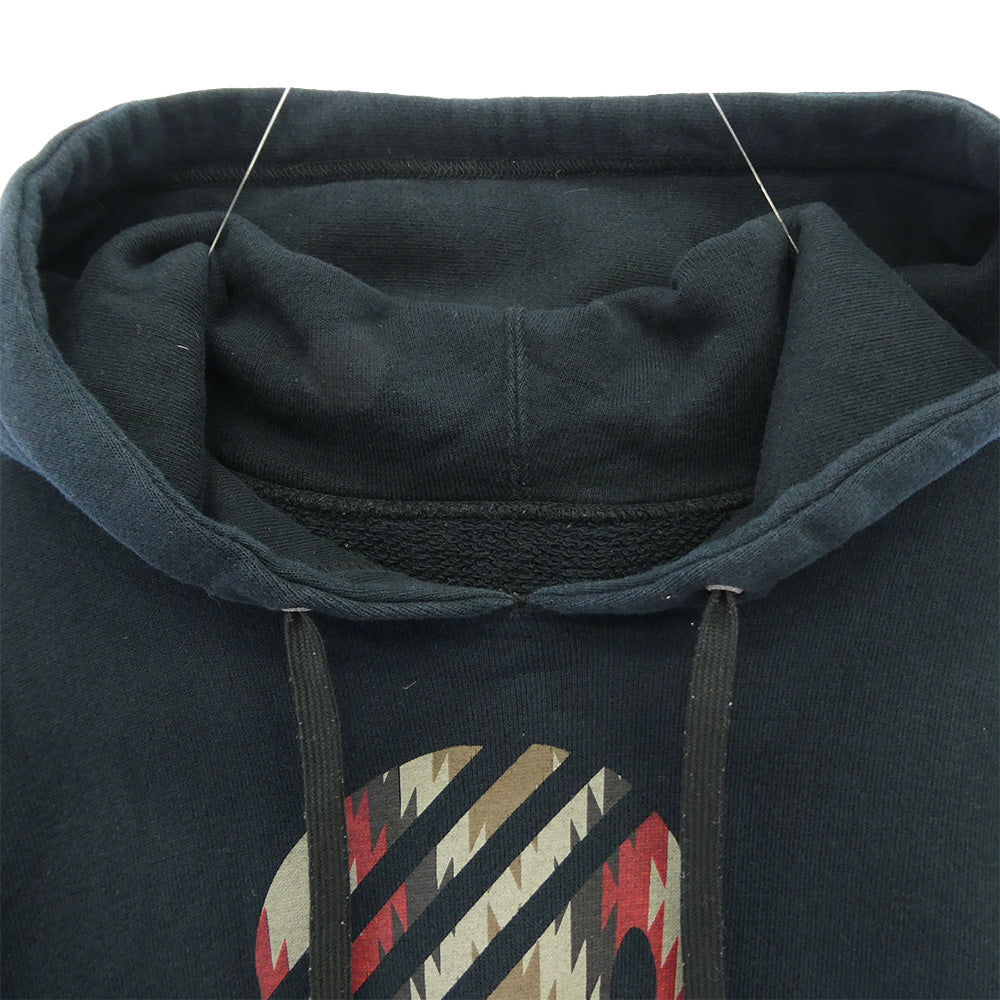 NEIGHBORHOOD ネイバーフッド adidas アディダス S09885 x adidas Originals アディダス オリジナルス スカルプリント プルオーバー フーディー パーカー ブラック系 L【中古】