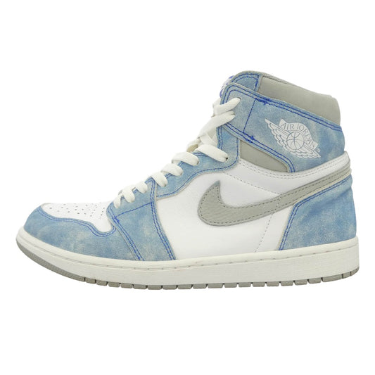 NIKE ナイキ 555088-402 【フェイクバスターズ鑑定済】 Air Jordan 1 High OG Hyper Royal エアジョーダン1 ハイ OG ハイパーロイヤル ハイカットスニーカー ホワイト系 ライトブルー系 28.5cm【中古】