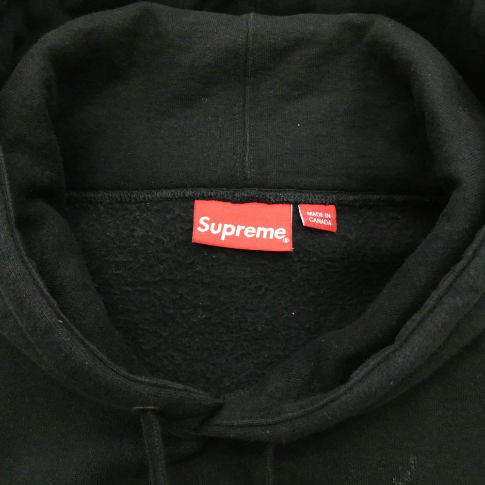 Supreme シュプリーム 23SS Worldwide Hooded Sweatshirt Black ワールドワイド フーディー スウェット シャツ パーカー ブラック L ブラック系 L【中古】