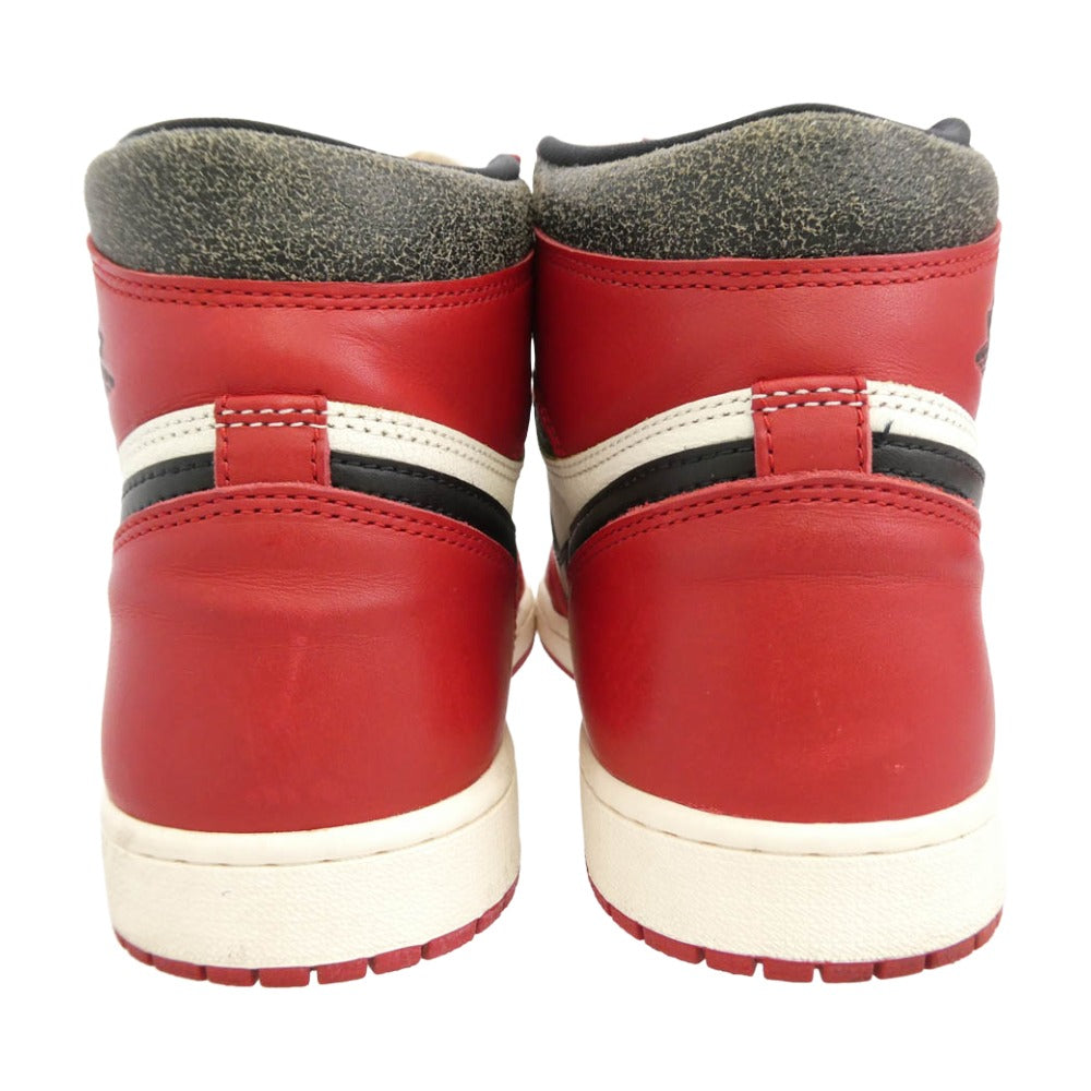 NIKE ナイキ DZ5485-612 【フェイクバスターズ鑑定済】 Air Jordan 1 High OG Lost & Found Chicago エアジョーダン1 ハイ OG ロスト&ファウンド シカゴ ハイカットスニーカー レッド系 ホワイト系 28.5cm【中古】