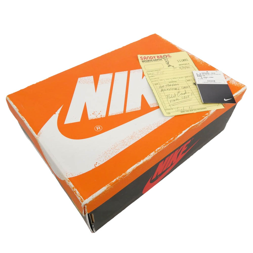 NIKE ナイキ DZ5485-612 【フェイクバスターズ鑑定済】 Air Jordan 1 High OG Lost & Found Chicago エアジョーダン1 ハイ OG ロスト&ファウンド シカゴ ハイカットスニーカー レッド系 ホワイト系 28.5cm【中古】