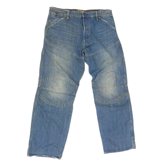 G-STAR ジースター D23697-D499-G820 5620 Loose Jeans USED加工 ルーズカット シンチバック デニム パンツ インディゴブルー系 32【中古】