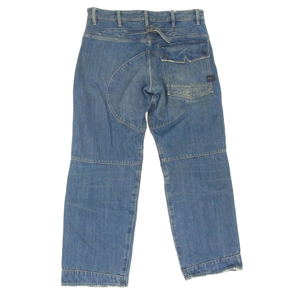 G-STAR ジースター D23697-D499-G820 5620 Loose Jeans USED加工 ルーズカット シンチバック デニム パンツ インディゴブルー系 32【中古】