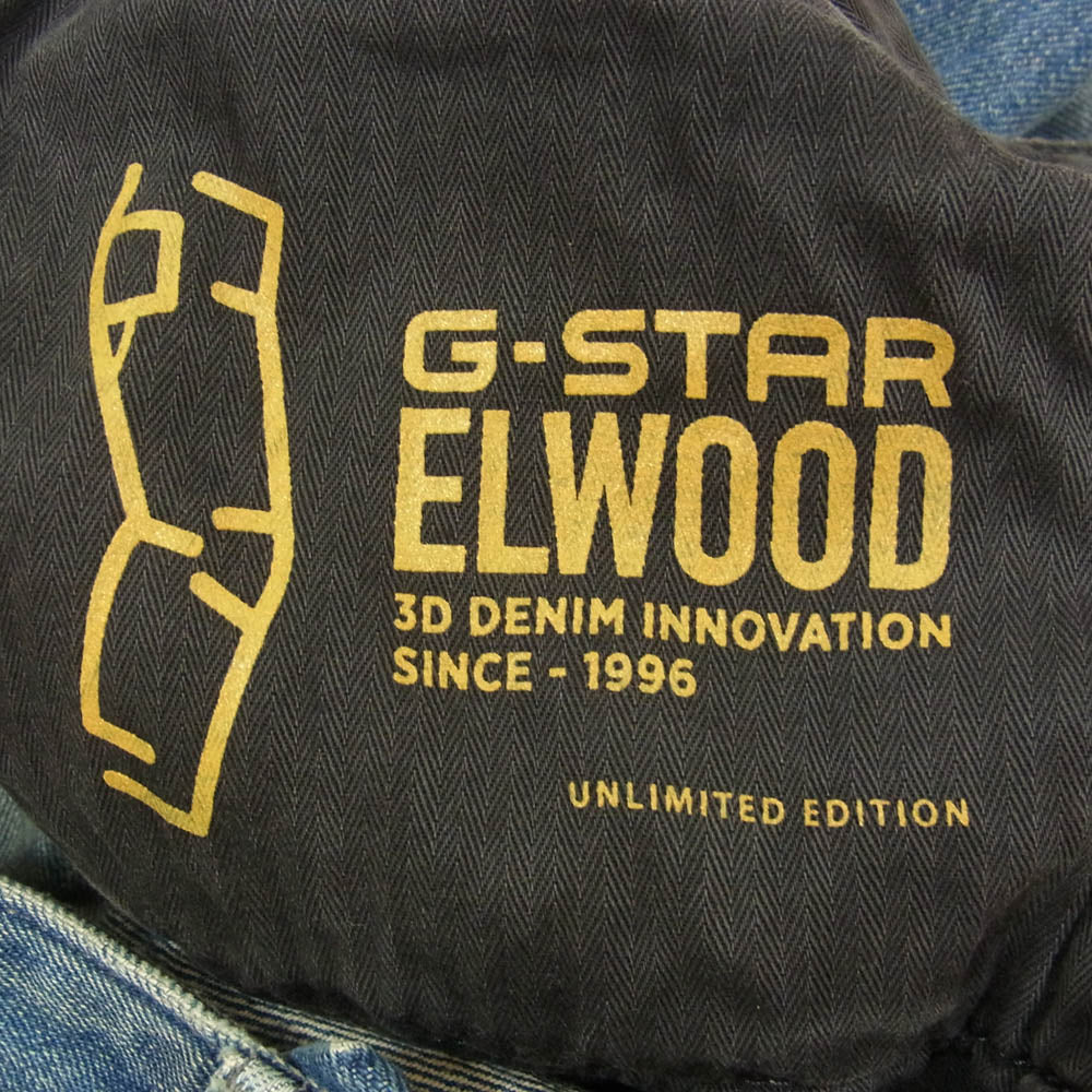 G-STAR ジースター D23697-D499-G820 5620 Loose Jeans USED加工 ルーズカット シンチバック デニム パンツ インディゴブルー系 32【中古】