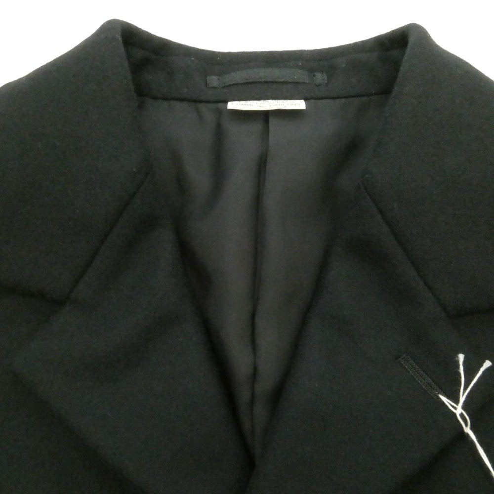 COMME des GARCONS HOMME PLUS コムデギャルソンオムプリュス 25AW PP-J043 TO HELL WITH WAR 燕尾 ウール ジャケット コート ブラック系 M【極上美品】【中古】