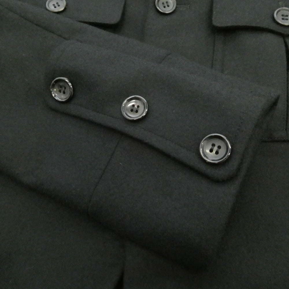 COMME des GARCONS HOMME PLUS コムデギャルソンオムプリュス 25AW PP-J043 TO HELL WITH WAR 燕尾 ウール ジャケット コート ブラック系 M【極上美品】【中古】
