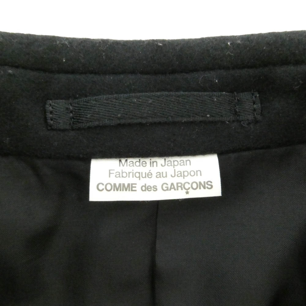 COMME des GARCONS HOMME PLUS コムデギャルソンオムプリュス 25AW PP-J043 TO HELL WITH WAR 燕尾 ウール ジャケット コート ブラック系 M【極上美品】【中古】