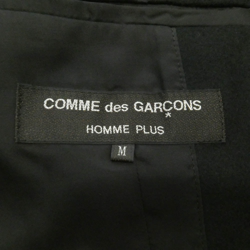 COMME des GARCONS HOMME PLUS コムデギャルソンオムプリュス 25AW PP-J043 TO HELL WITH WAR 燕尾 ウール ジャケット コート ブラック系 M【極上美品】【中古】