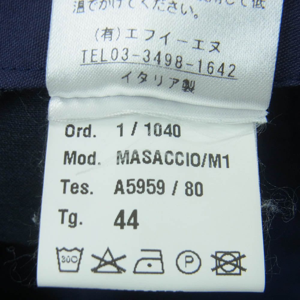 ジャブスアルキヴィオ NYLON JERSEY ノープリーツ リラックス パンツ ダークネイビー系 44【中古】