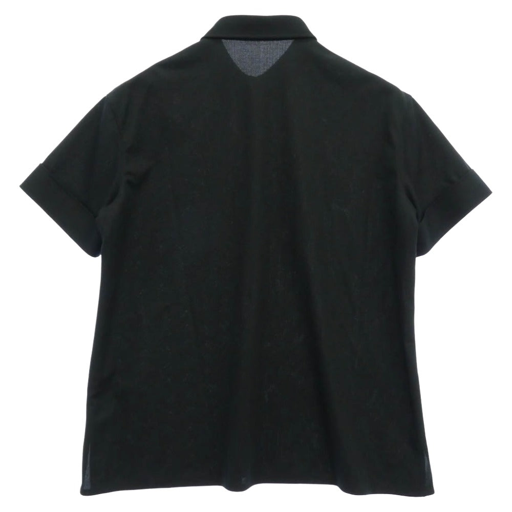 THE RERACS ザリラクス 26SS 26SS-RECS-545-ESP-J EDITION 別注 コットン 半袖 ポロシャツ ブラック系 46【中古】