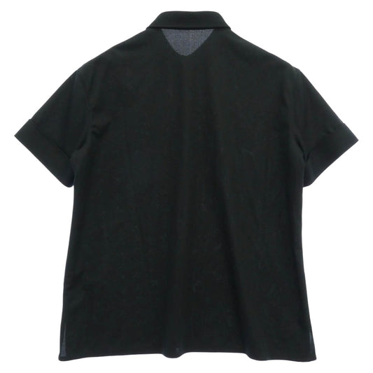 THE RERACS ザリラクス 26SS 26SS-RECS-545-ESP-J EDITION 別注 コットン 半袖 ポロシャツ ブラック系 46【中古】