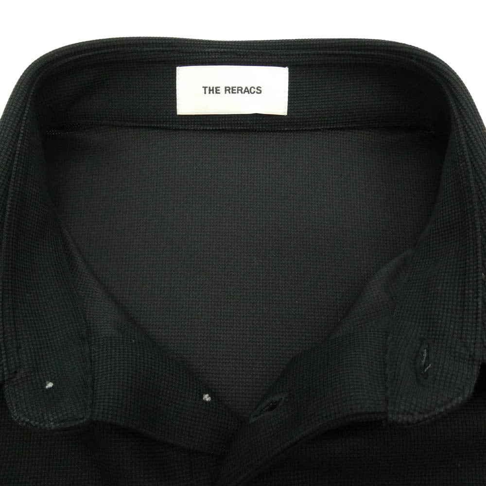 THE RERACS ザリラクス 26SS 26SS-RECS-545-ESP-J EDITION 別注 コットン 半袖 ポロシャツ ブラック系 46【中古】