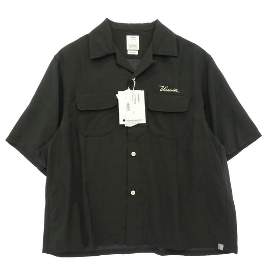 VISVIM ビズビム 26SS 0126305011002 KEESEY SHIRT S/S 半袖 オープンカラー シャツ チャコール系 2【美品】【中古】