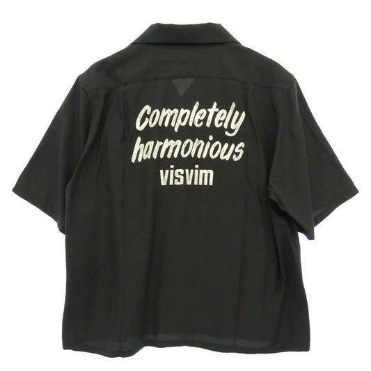 VISVIM ビズビム 26SS 0126305011002 KEESEY SHIRT S/S 半袖 オープンカラー シャツ チャコール系 2【美品】【中古】