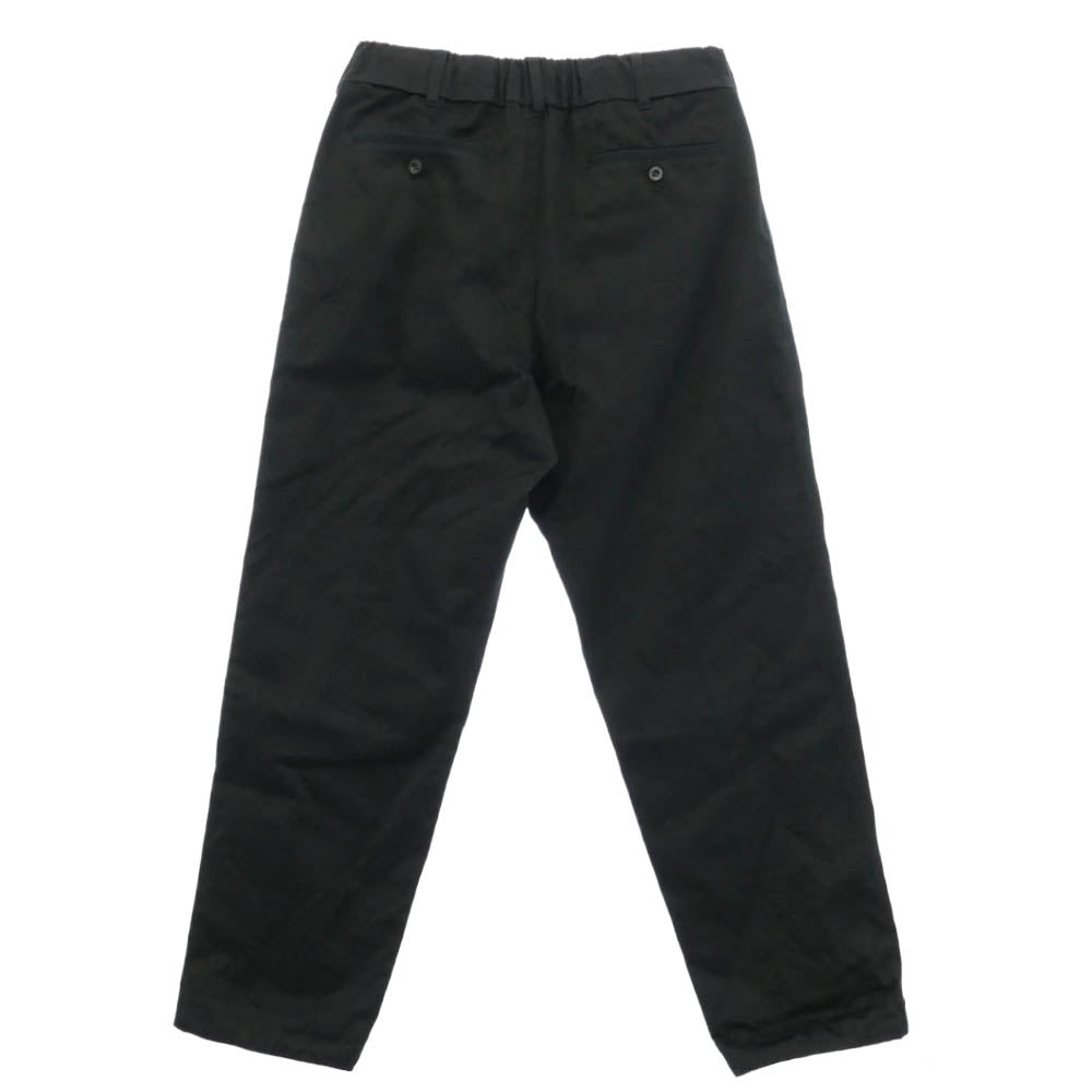 Sacai サカイ 24AW SCM-214 Chino Pants ナイロン切替 タック ドローコード チノ パンツ ブラック系 3【中古】