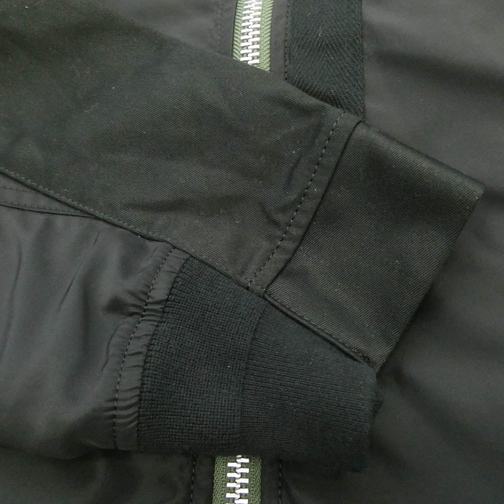 Sacai サカイ 26SS 26-03911M Cotton Chino × Nylon Twill Blouson コットンチノ ナイロン ツイル ブルソン ブラック系 2【中古】