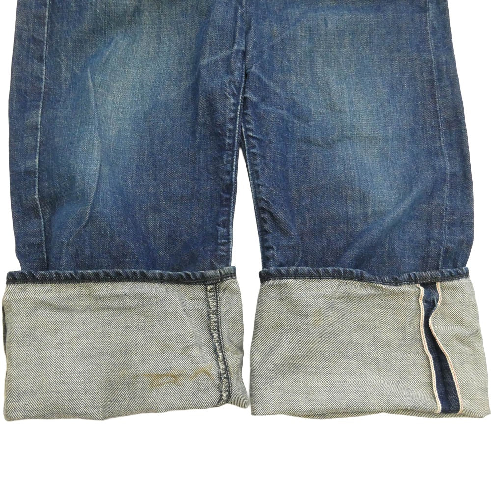 BRU NA BOINNE ブルーナボイン 7034OW ピーターパンツ セルビッチ デニム パンツ ジーンズ インディゴブルー系【中古】