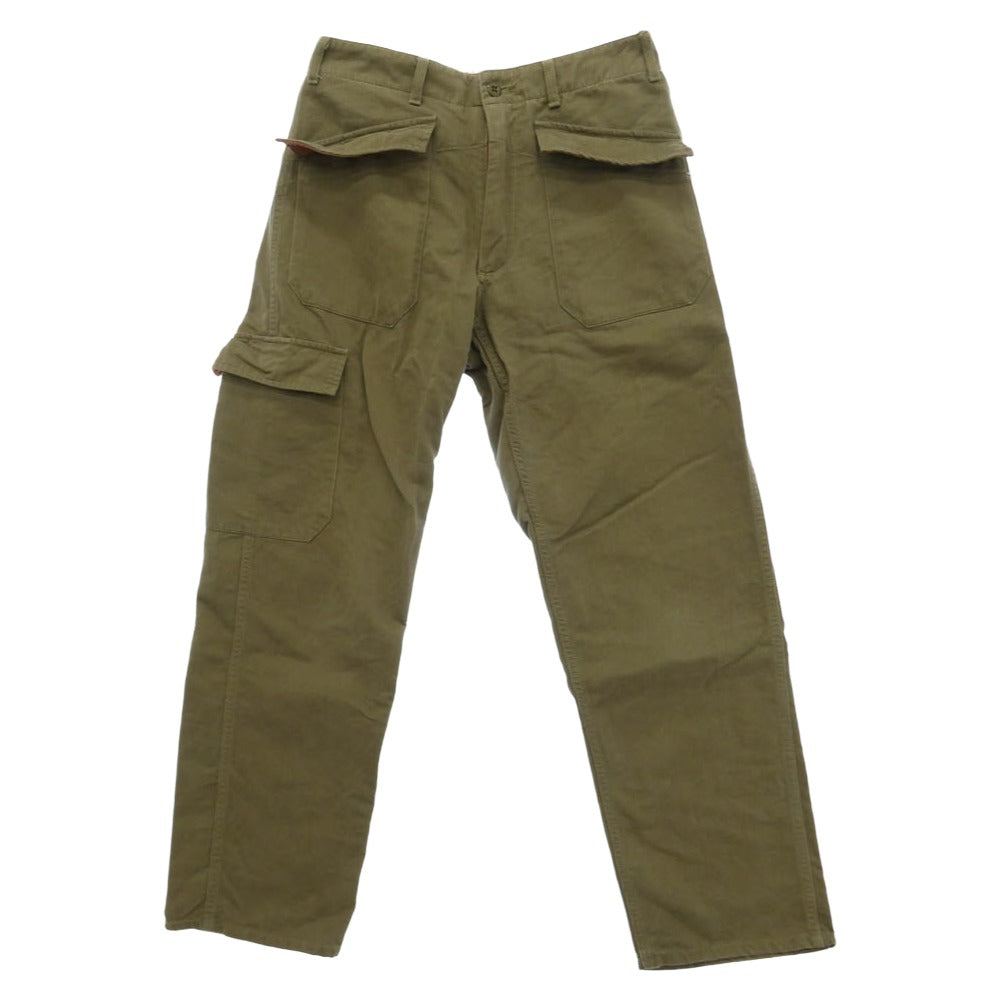 Engineered Garments エンジニアードガーメンツ フラップポケット カーゴ パンツ モスグリーン系【中古】