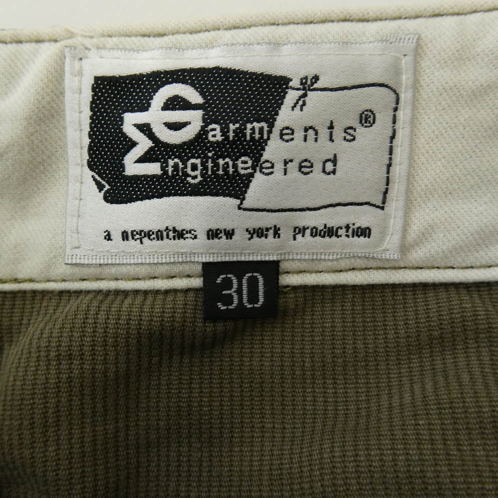 Engineered Garments エンジニアードガーメンツ フラップポケット カーゴ パンツ モスグリーン系【中古】