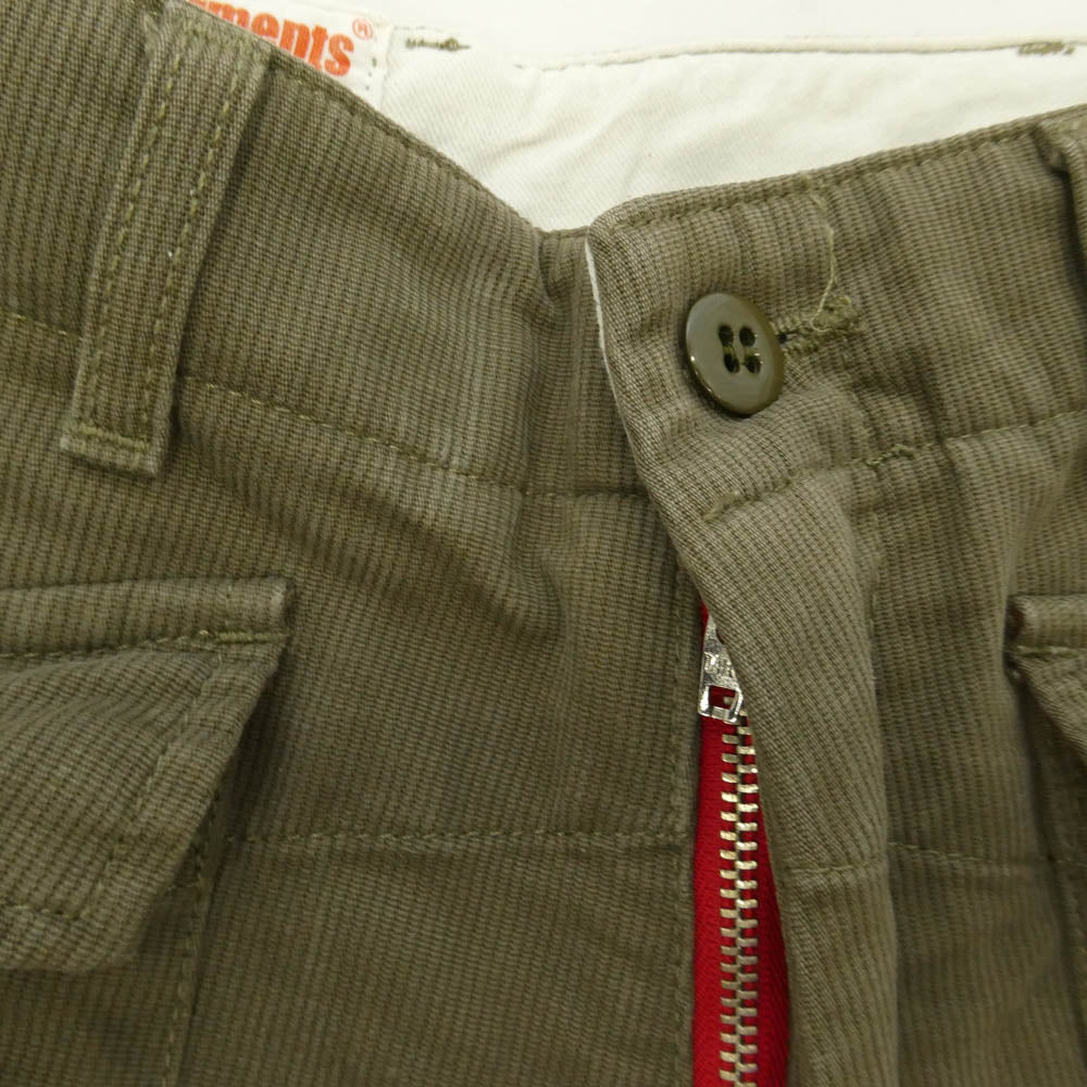 Engineered Garments エンジニアードガーメンツ フラップポケット カーゴ パンツ モスグリーン系【中古】
