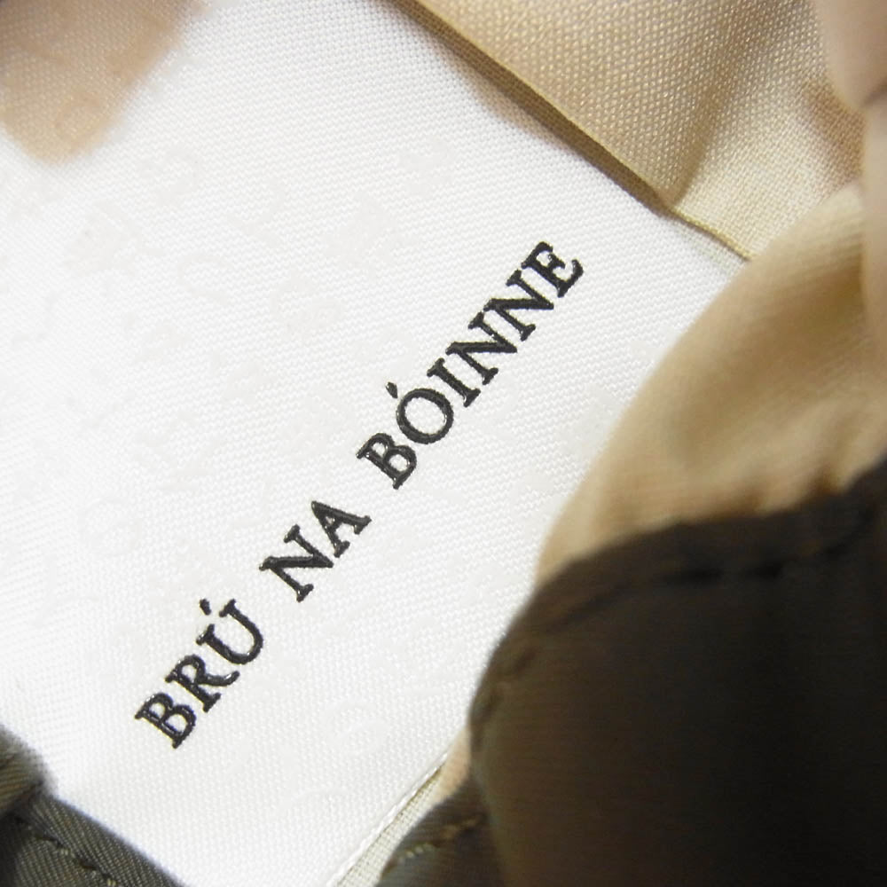 BRU NA BOINNE ブルーナボイン てんとう虫 巾着 バック ナイロン ショルダーバッグ カーキ系【中古】