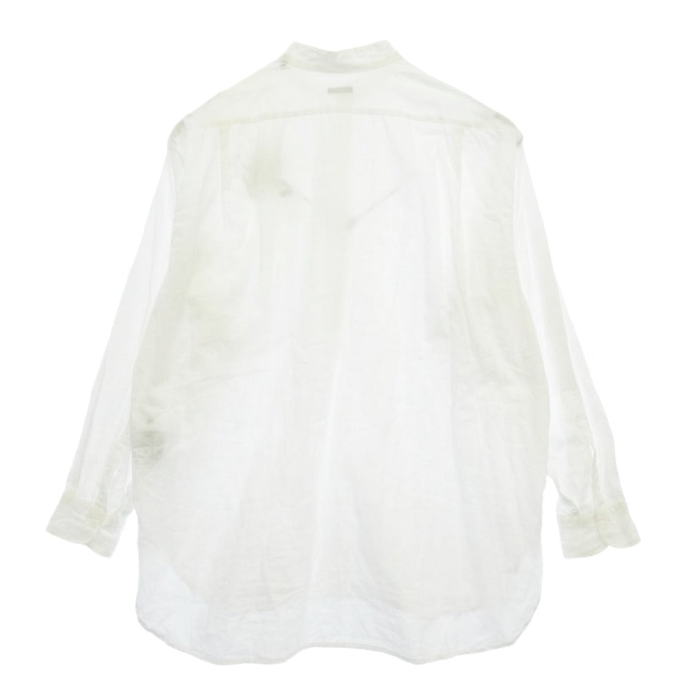 COMOLI コモリ 26SS D01-02007 MUSLIN PULLOVER SHIRT モスリン プルオーバー 長袖 シャツ ホワイト系 2【中古】