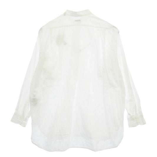 COMOLI コモリ 26SS D01-02007 MUSLIN PULLOVER SHIRT モスリン プルオーバー 長袖 シャツ ホワイト系 2【中古】