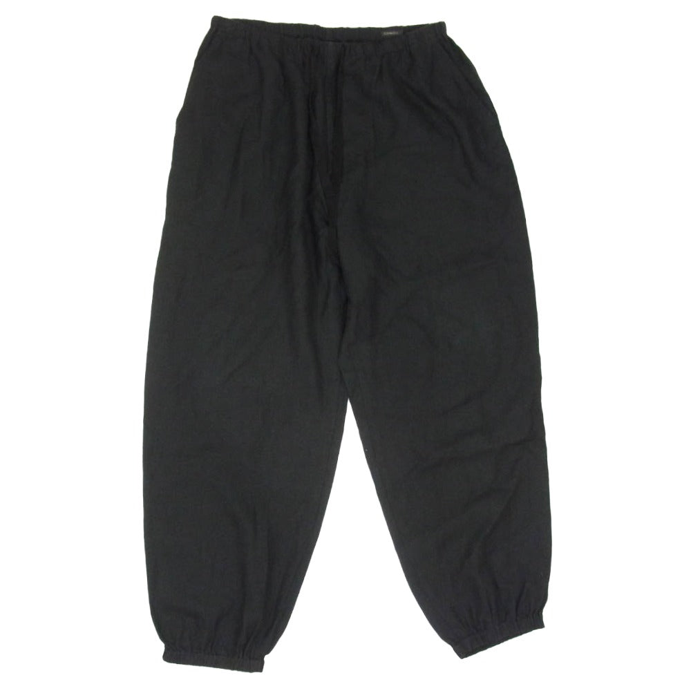 COMOLI コモリ 24SS Z01-03009 CANAPA DRAWSTRING PANTS カナパ ドローストリングパンツ ブラック系 2【中古】