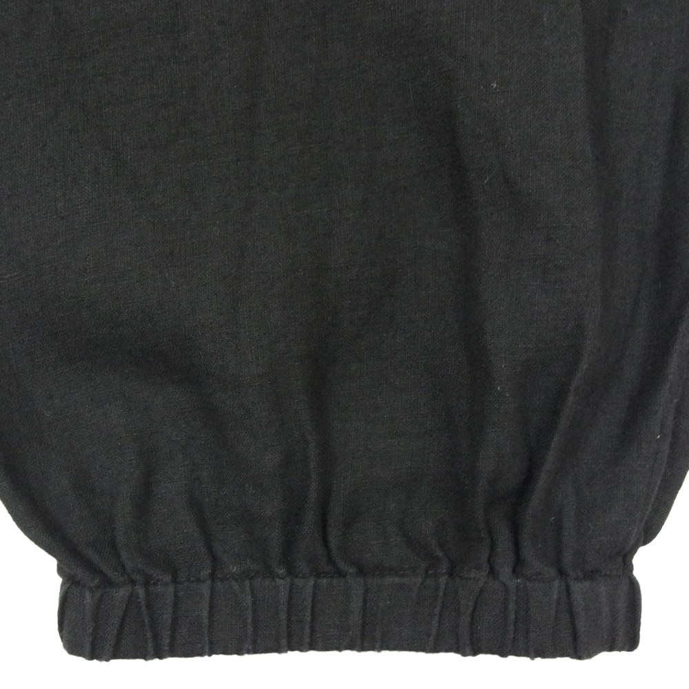 COMOLI コモリ 24SS Z01-03009 CANAPA DRAWSTRING PANTS カナパ ドローストリングパンツ ブラック系 2【中古】