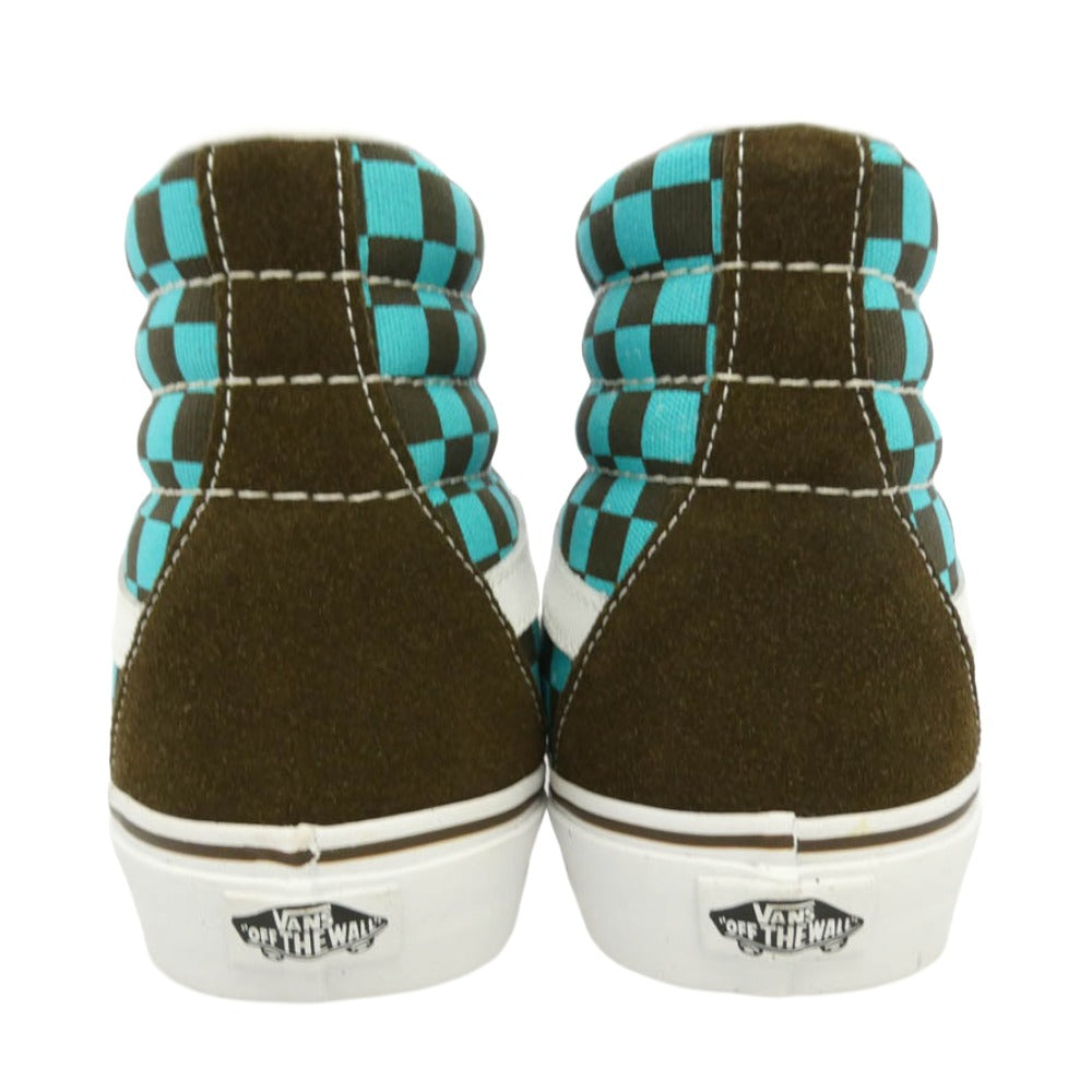 VANS バンズ VN0A2XSBLVL Sk8-Hi Reissue 50th Checkerboard Ceramic Green スケートハイ スニーカー マルチカラー系 29cm【極上美品】【中古】