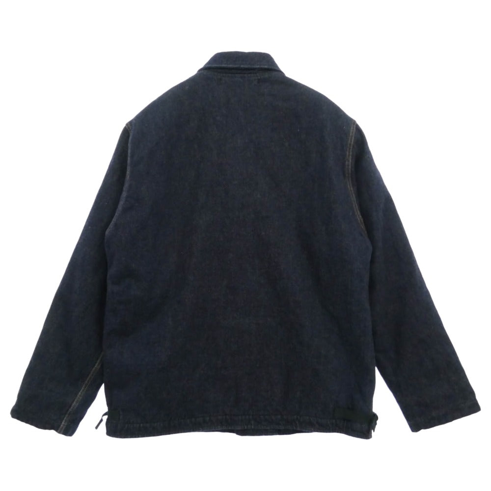 Denime ドゥニーム HOUSTON ヒューストン 50806 × HOUSTON ヒューストン A2 デニム デッキ ジャケット ダークネイビー系 42R【中古】