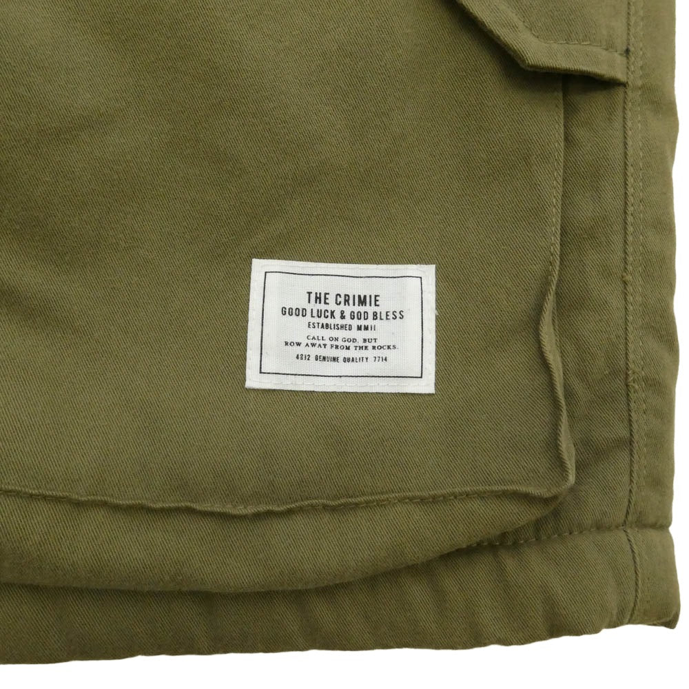 CRIMIE クライミー CR1-02L5-JK32 WILL MILITARY BOA COVERALL JACKET ミリタリー ボア カバーオール ジャケット カーキ系 M【中古】