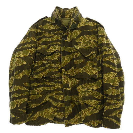 TENDERLOIN テンダーロイン T-M-65 ボアライナー付き カモフラ コーデュロイ フィールド ジャケット モスグリーン系 S【中古】
