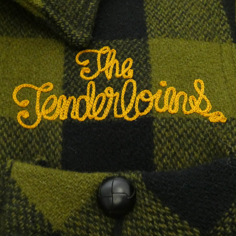 TENDERLOIN テンダーロイン 08AW T-BUFFALO JKT バッファロー チェック ウール ジャケット モスグリーン系 XS【中古】