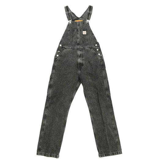 Levi's リーバイス 79107-0023 ユーズド加工 ブラックデニム オーバーオール ブラック系 S【美品】【中古】