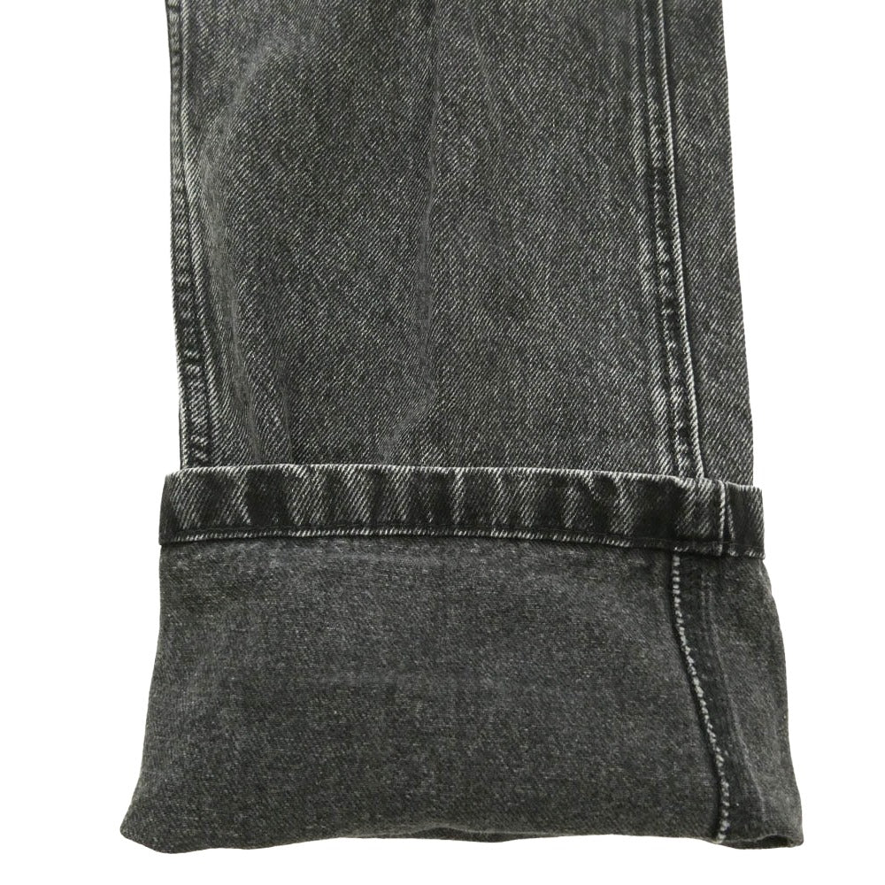 Levi's リーバイス 79107-0023 ユーズド加工 ブラックデニム オーバーオール ブラック系 S【美品】【中古】