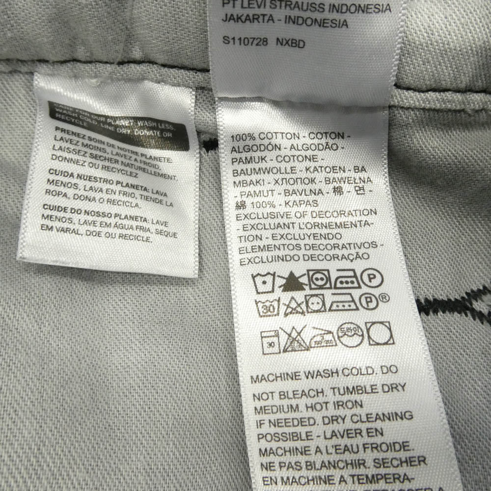 Levi's リーバイス 79107-0023 ユーズド加工 ブラックデニム オーバーオール ブラック系 S【美品】【中古】